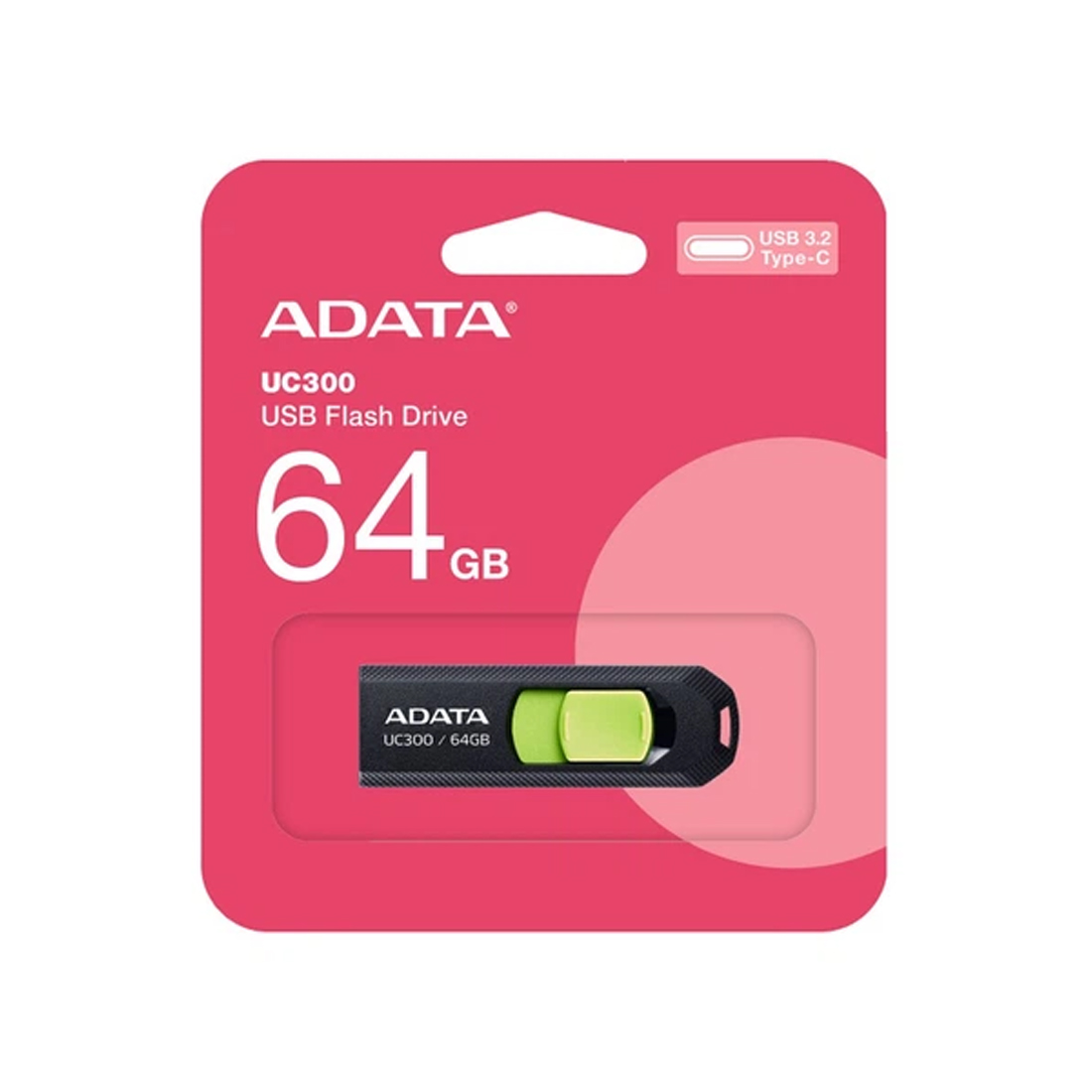 USB-накопитель ADATA ACHO-UC300-64G-RBK/GN 64GB – купить недорого с доставкой по Алматы и Казахстану фото 3