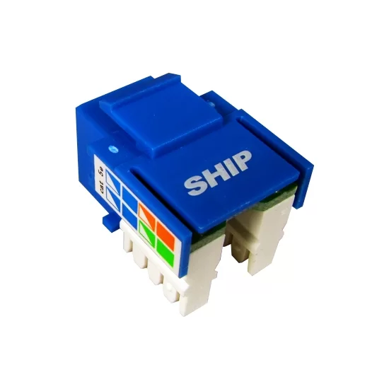 Модуль Keystone RJ-45 SHIP M245-3, кат.5e, U/UTP, синий – купить недорого с доставкой по Алматы и Казахстану