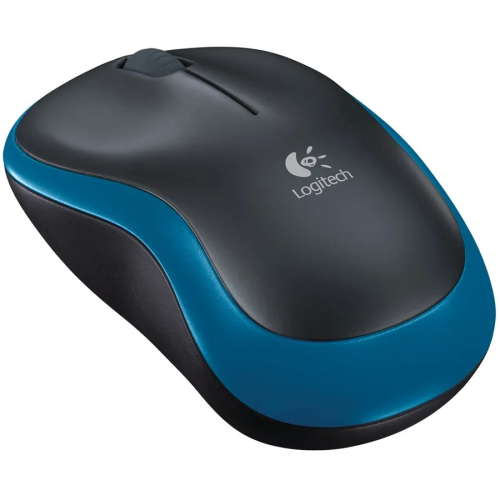 Мышь беспроводная Logitech M185, 3 кнопки, 1000 dpi, синяя — купить в Казахстане | neom.kz
