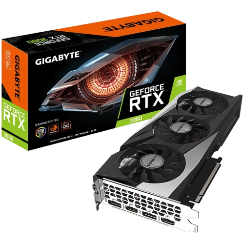 Видеокарта Gigabyte GeForce RTX 3060 Gaming OC 12GB GDDR6 (GV-N3060GAMING OC-12GD 2.0)