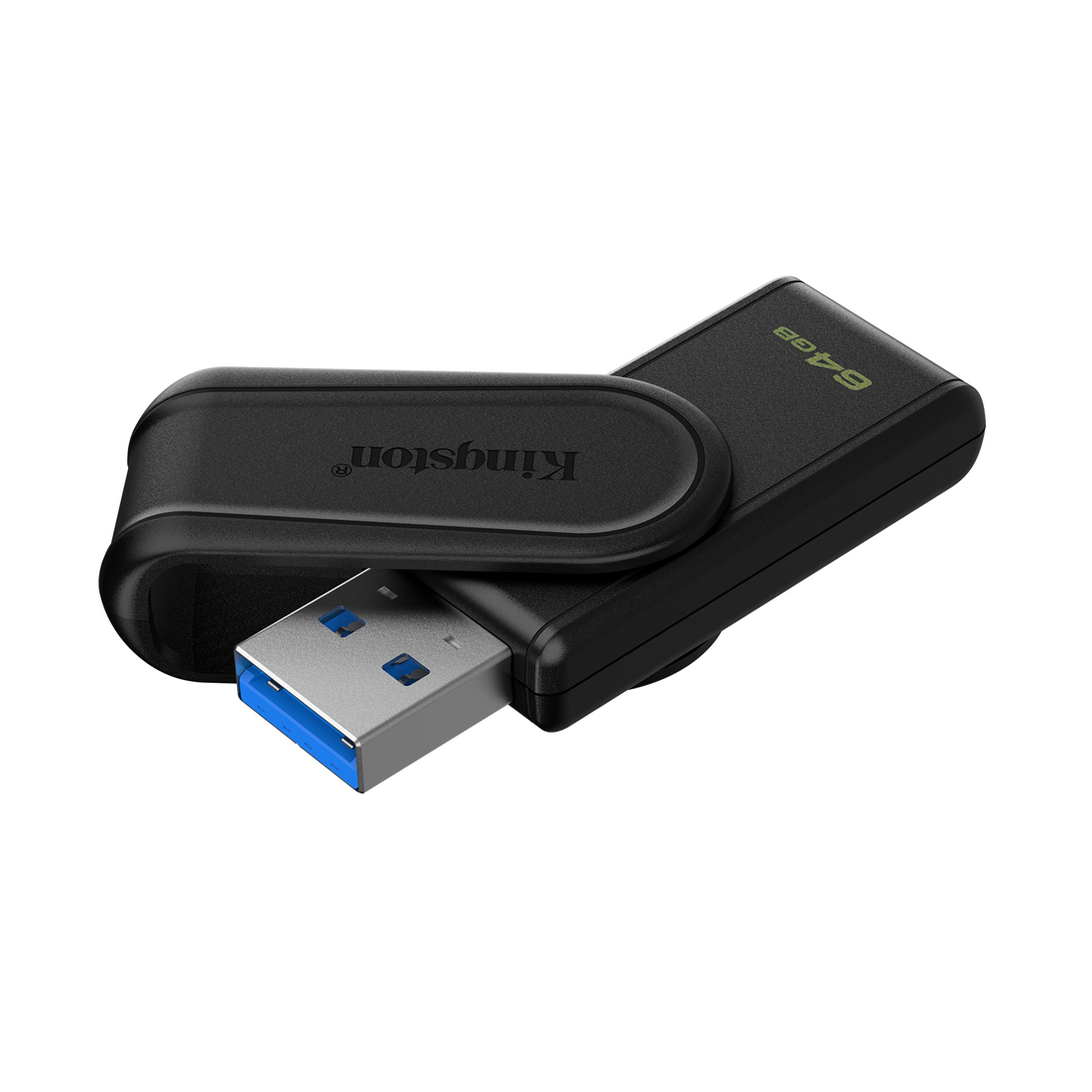 Флэш-накопитель Kingston 64Gb USB3.2 Gen1 Data Traveler Exodia S (Black) – купить недорого с доставкой по Алматы и Казахстану