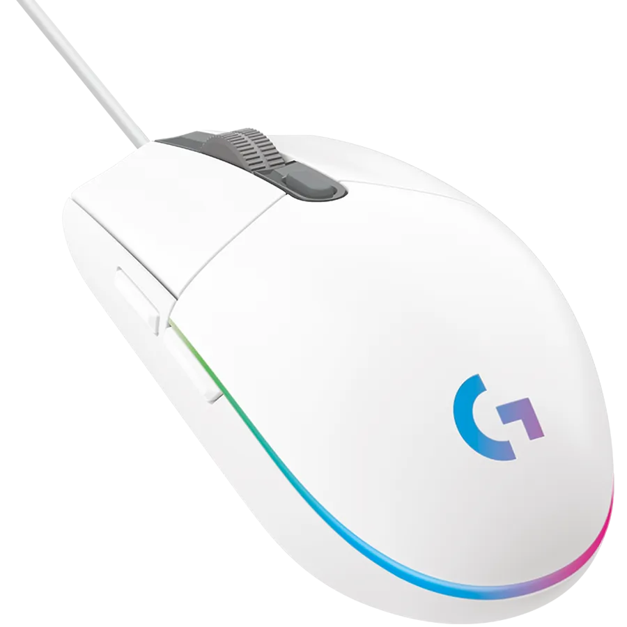 Мышь Logitech G102 LightSync, White – купить недорого с доставкой по Алматы и Казахстану