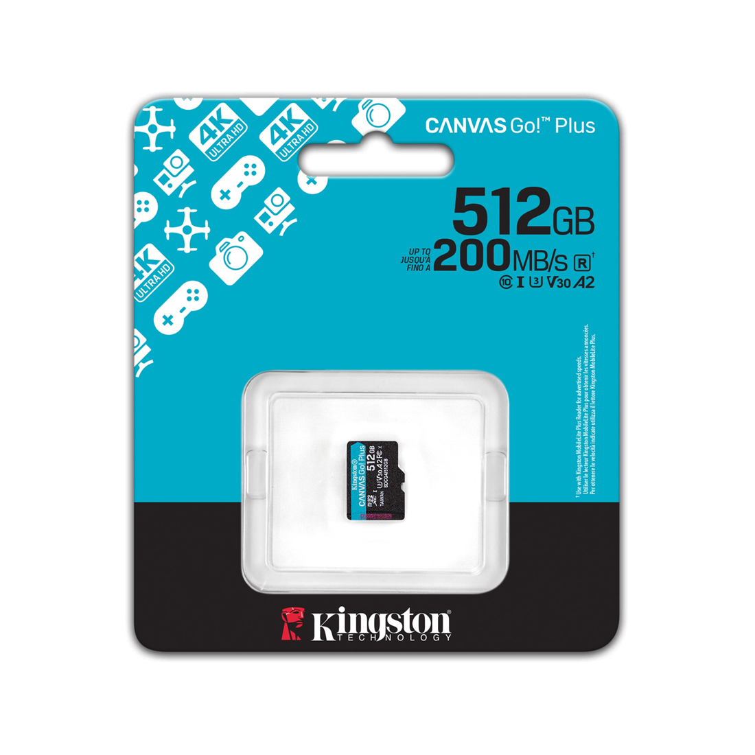 Карта памяти Kingston SDCG4/512GBSP Canvas Go Plus A2 U3 V30 512GB – купить недорого с доставкой по Алматы и Казахстану