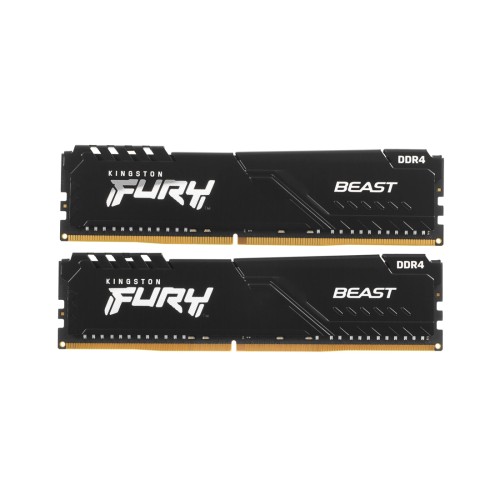 Комплект оперативной памяти Kingston FURY Beast KF432C16BB1K2/32WP DDR4 32GB (Kit 2x16GB) 3200MHz Чёрный – купить недорого с доставкой по Алматы и Казахстану
