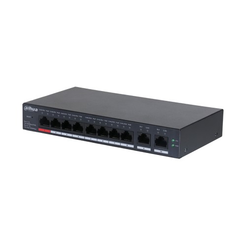 Коммутатор Dahua DH-CS4010-8ET2GT-110, 8 портов 100 Мбит/с, 2 порта 1 Гбит/с, PoE+, управляемый — купить в Казахстане | neom.kz
