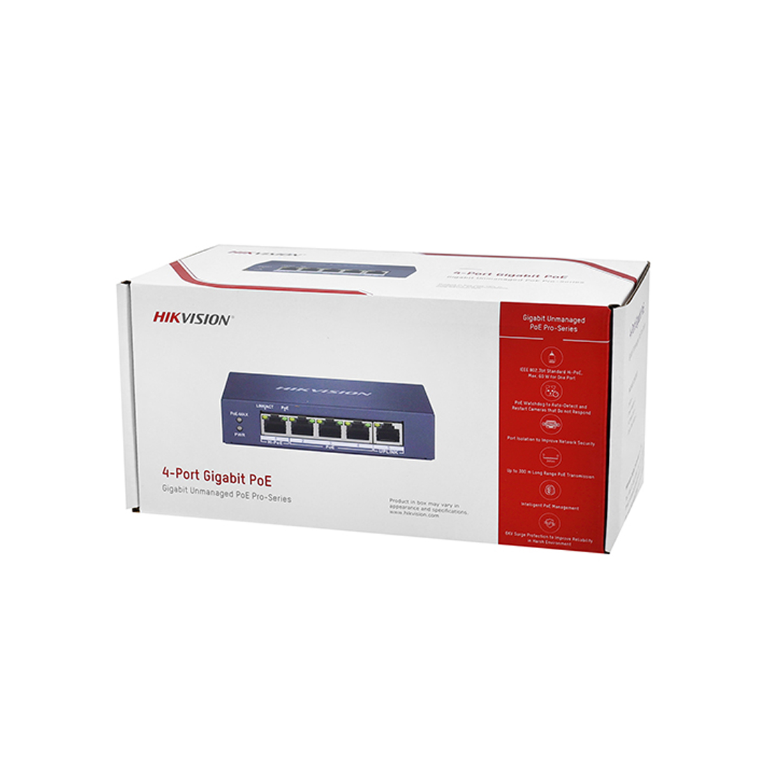 Коммутатор Hikvision DS-3E0505HP-E, 5 портов 1 Гбит/с, PoE, неуправляемый – купить недорого с доставкой по Алматы и Казахстану