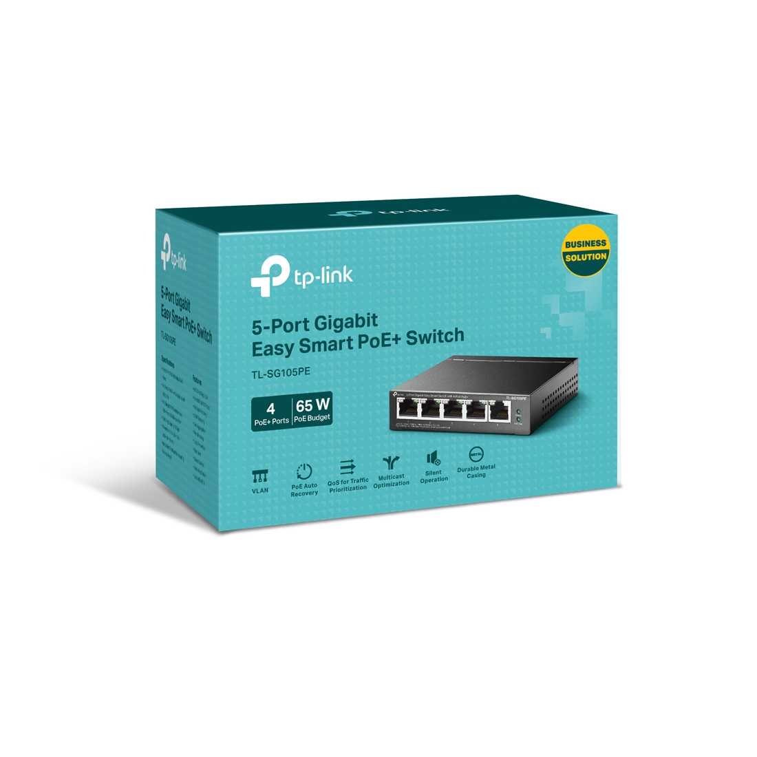 Коммутатор TP-Link TL-SG105PE, 5 портов 1 Гбит/с, PoE+, Smart – купить недорого с доставкой по Алматы и Казахстану