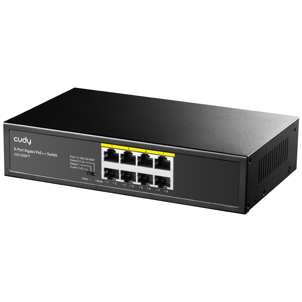 Коммутатор Cudy GS1008PT, 8 портов 1 Гбит/с, PoE+