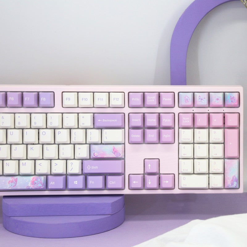 Клавиатура игровая механическая проводная Varmilo Dreams on Board VEM108 EC V2 Sakura, 108 клавиш, ANSI, розовая (A36A030A9A3A01A028) – купить недорого с доставкой по Алматы и Казахстану