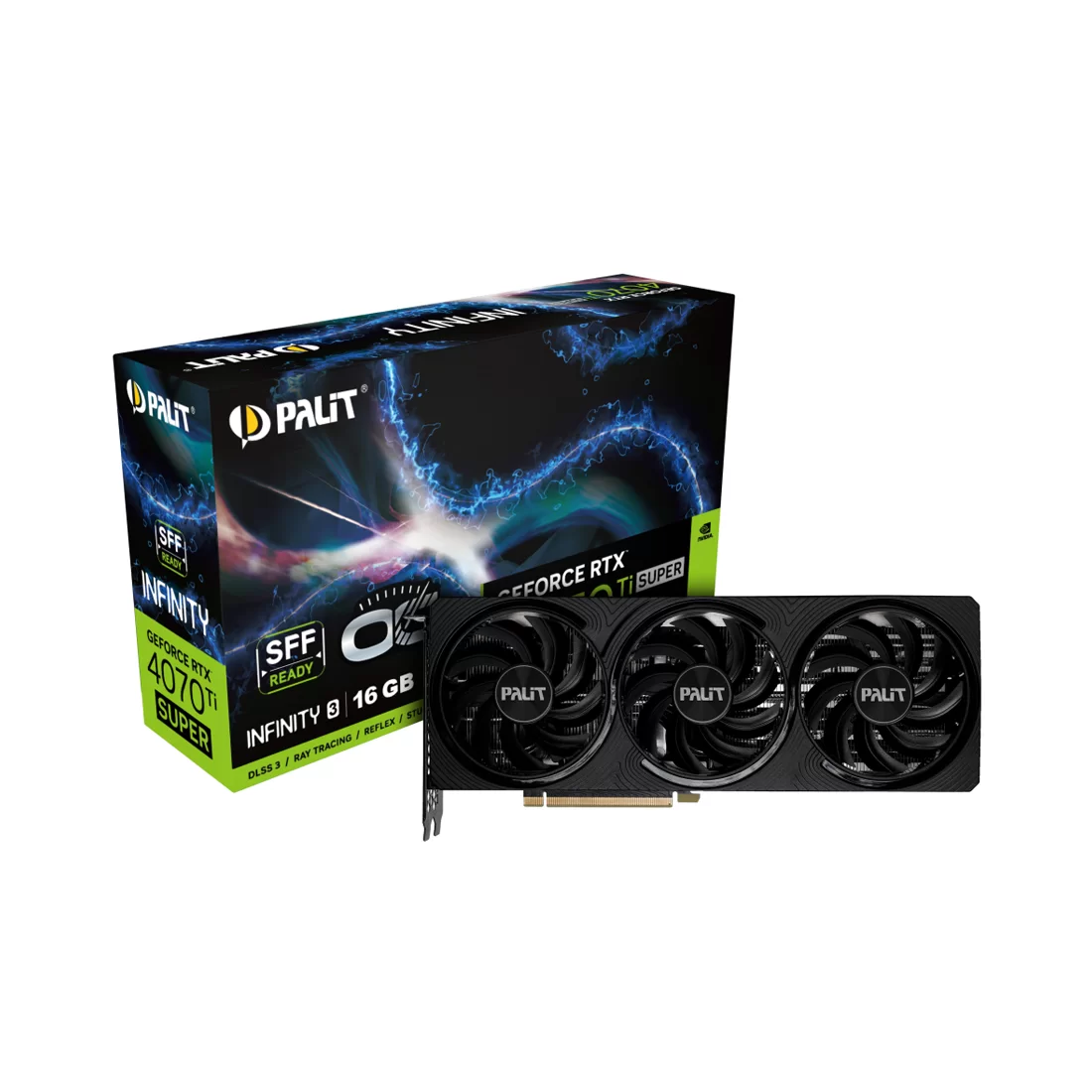 Видеокарта PALIT RTX4070Ti SUPER INFINITY 3 OC 16GB (NED47TSS19T2-1043S) фото 3