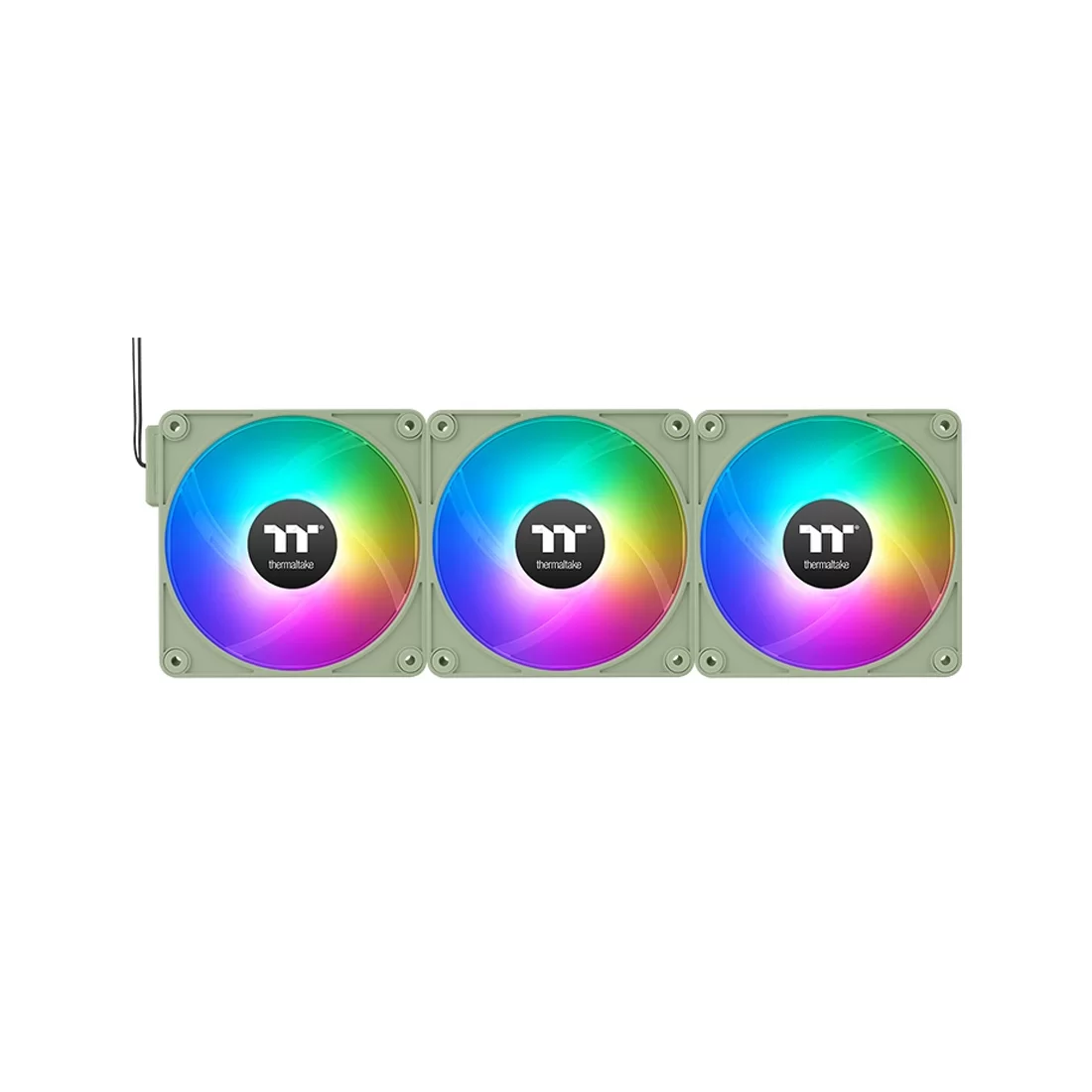 Кулер для компьютерного корпуса Thermaltake CT120 ARGB Sync PC Cooling Fan Matcha Green (3 pack) – купить недорого с доставкой по Алматы и Казахстану