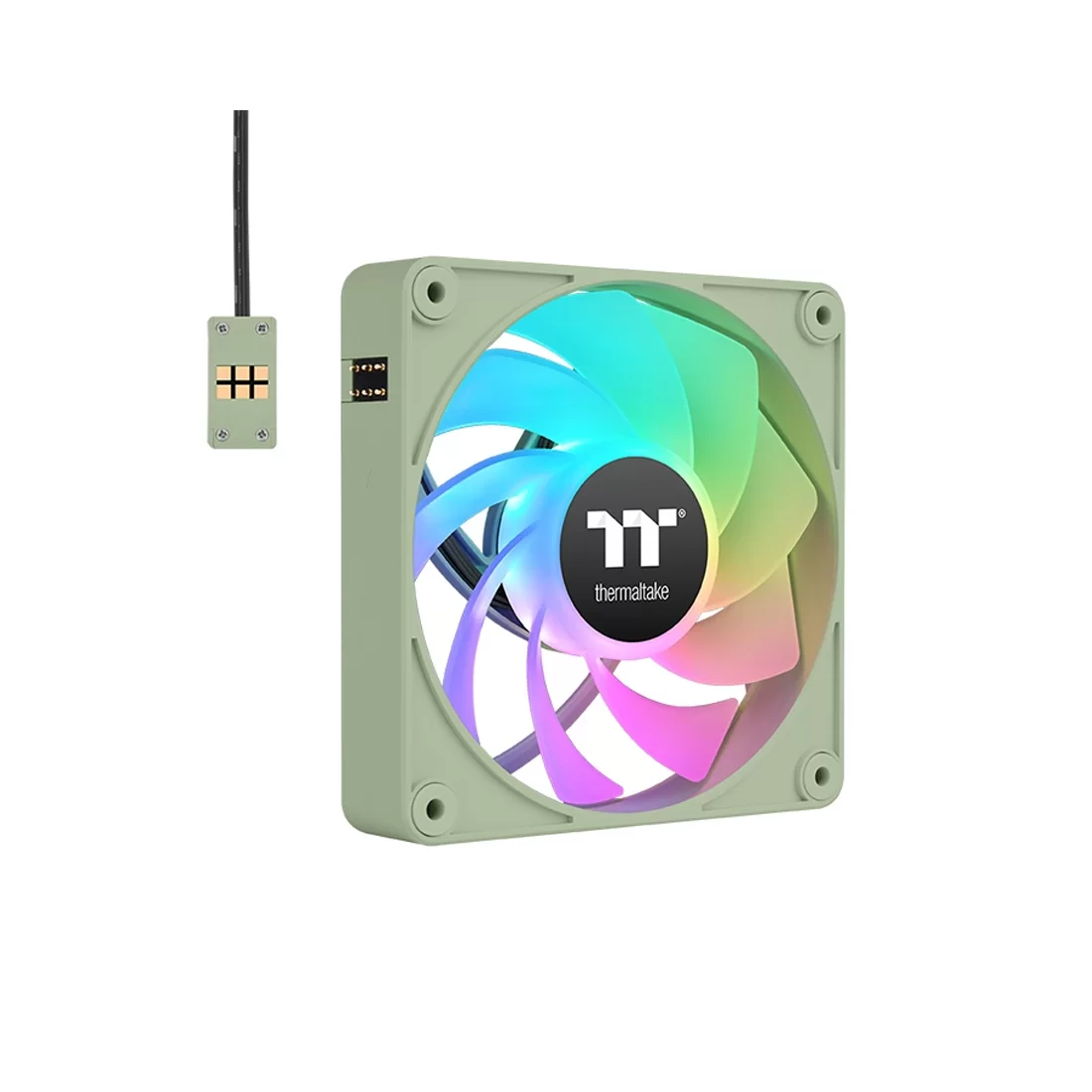 Кулер для компьютерного корпуса Thermaltake CT140 ARGB Sync PC Cooling Fan Matcha Green (3 pack) – купить недорого с доставкой по Алматы и Казахстану