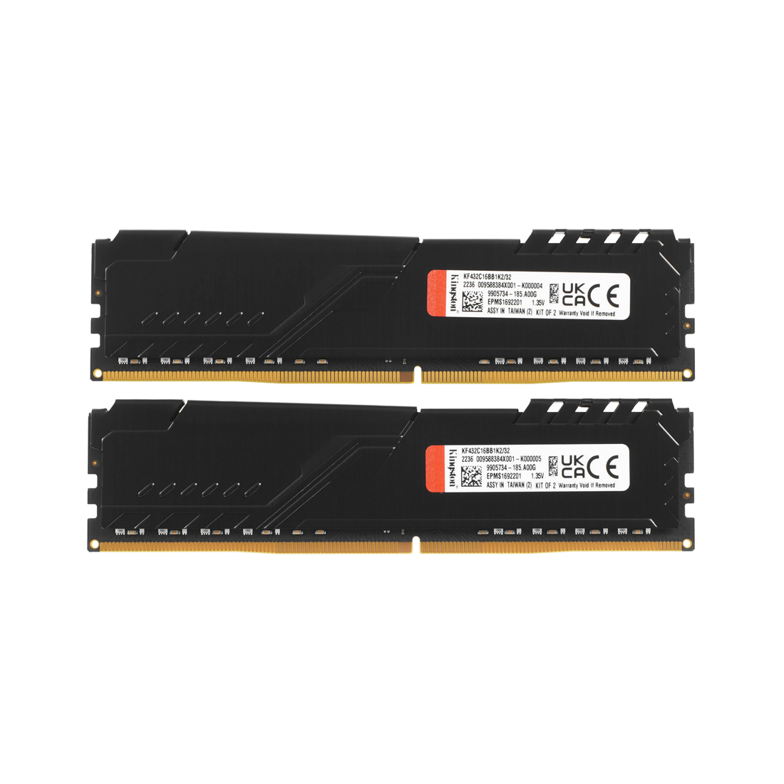 Комплект оперативной памяти Kingston FURY Beast KF432C16BB1K2/32WP DDR4 32GB (Kit 2x16GB) 3200MHz Чёрный – купить недорого с доставкой по Алматы и Казахстану