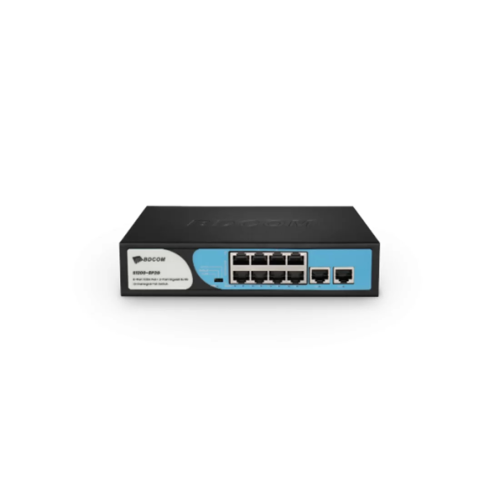 Коммутатор BDCOM S1200-8P2G, 10 портов 1 Гбит/с, PoE, неуправляемый — купить в Казахстане | neom.kz