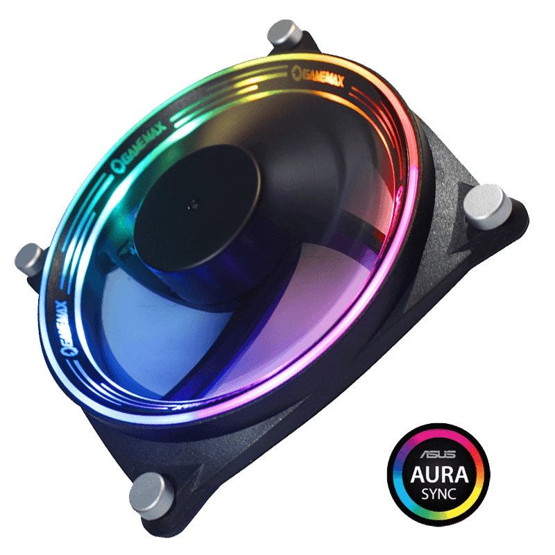 Вентилятор для корпуса Gamemax GMX-12RBB 120 мм