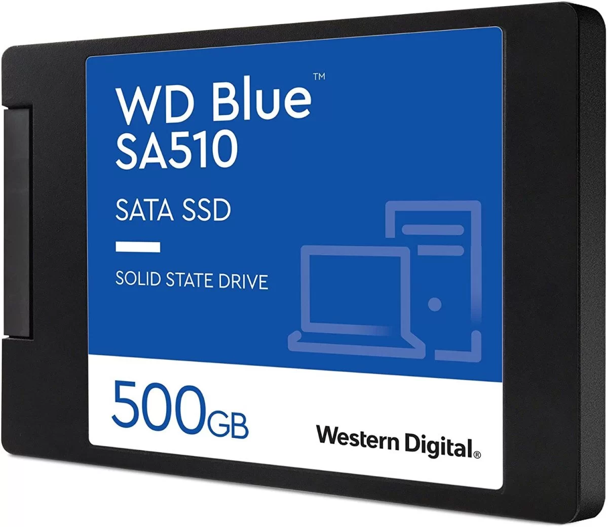 SSD накопитель 500 GB Western Digital Blue SA510 (WDS500G3B0A), 2.5", SATA III фото 2