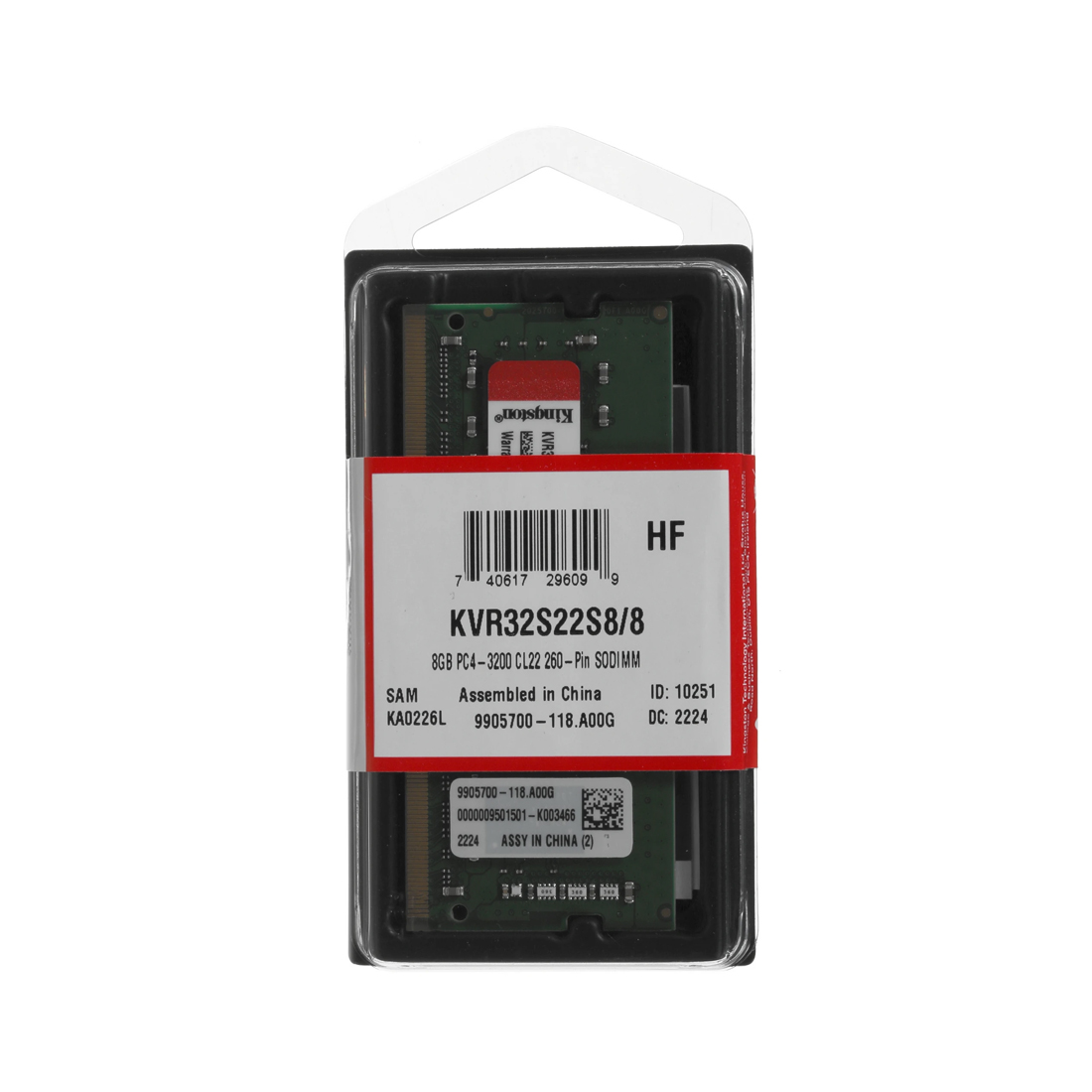 Оперативная память для ноутбука Kingston KVR32S22S8/8WP DDR4 8GB 3200MHz — оперативная память RAM фото 3