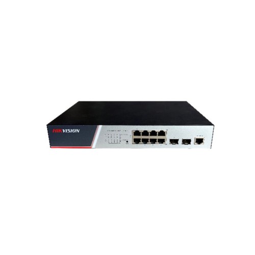 Коммутатор Hikvision DS-3E2510P(B), 8 портов 1 Гбит/с, 2×SFP, PoE+, управляемый L2 — купить в Казахстане | neom.kz