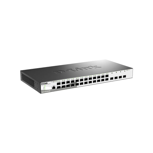 Коммутатор D-Link DGS-1210-28XS/ME/B2A, 24×SFP, 4×SFP+, управляемый L2 — купить в Казахстане | neom.kz