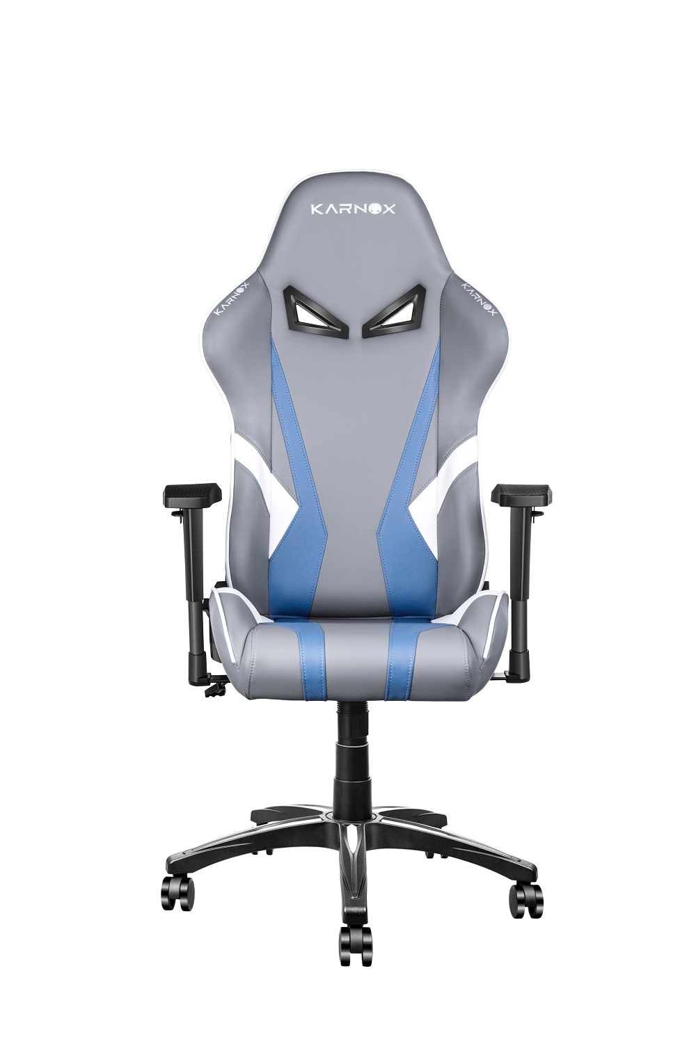 Игровое компьютерное кресло Karnox HERO Lava Edition, до 90 кг, серо-синее (KX800105-LA) – купить недорого с доставкой по Алматы и Казахстану