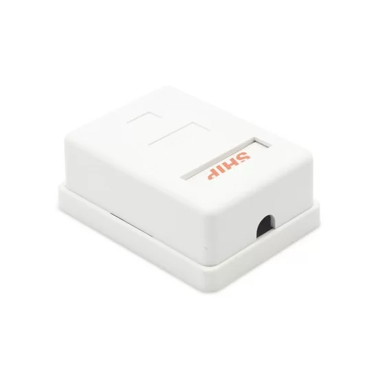 Розетка Настенная телекоммуникационная Под 1 Модуль SHIP A166-1B Белая – купить недорого с доставкой по Алматы и Казахстану