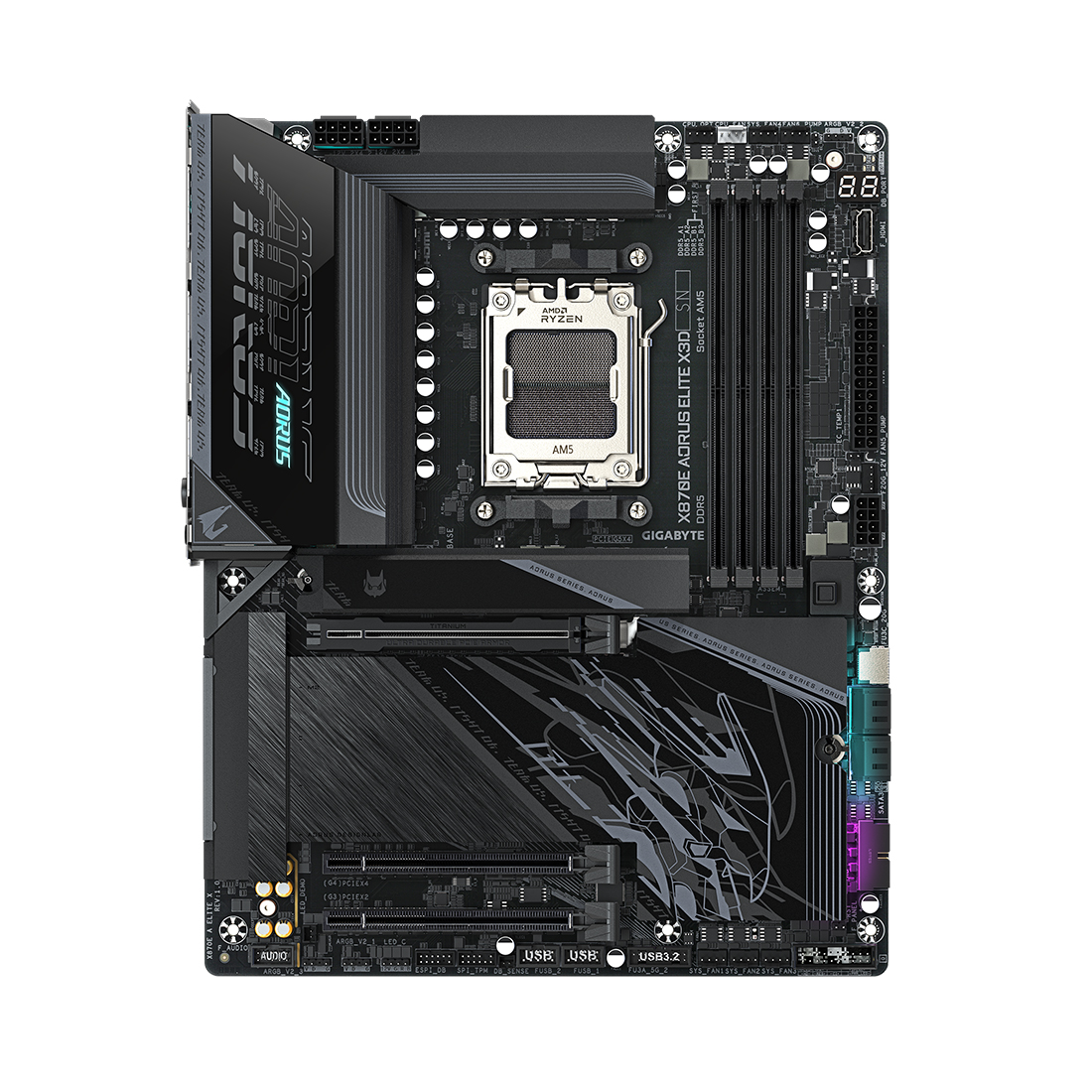 Материнская плата Gigabyte X870E AORUS ELITE X3D фото 2