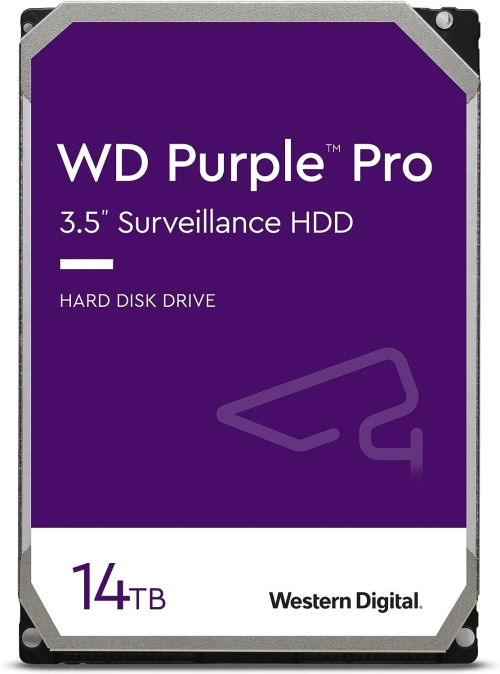 Жесткий диск для видеонаблюдения HDD 14Tb Western Digital Purple SATA 6Gb/s 512Mb 3,5" WD142PURP – купить недорого с доставкой по Алматы и Казахстану