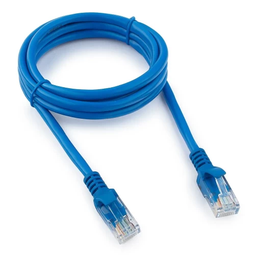 Патч-корд Cablexpert PP12-1.5M/B, U/UTP кат.5e, 1,5 м, синий — купить в Казахстане | neom.kz
