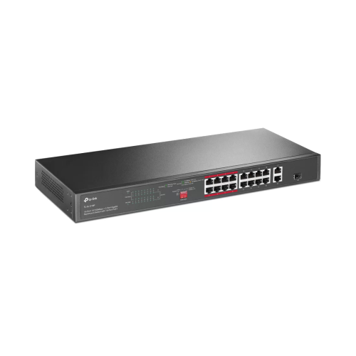 Коммутатор TP-Link TL-SL1218P, 16 портов 100 Мбит/с, 1×SFP, PoE+, неуправляемый — купить в Казахстане | neom.kz