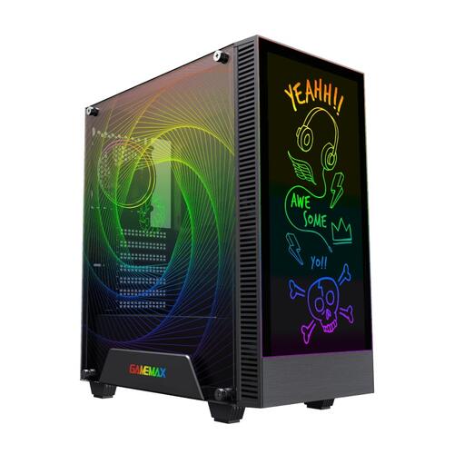 Корпус GameMax Kreator, MATX, 1x120FAN, без БП