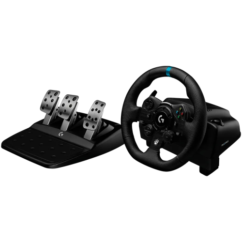 LOGITECH G923 Racing Wheel and Pedals - PC/PS - BLACK - USB – купить недорого с доставкой по Алматы и Казахстану