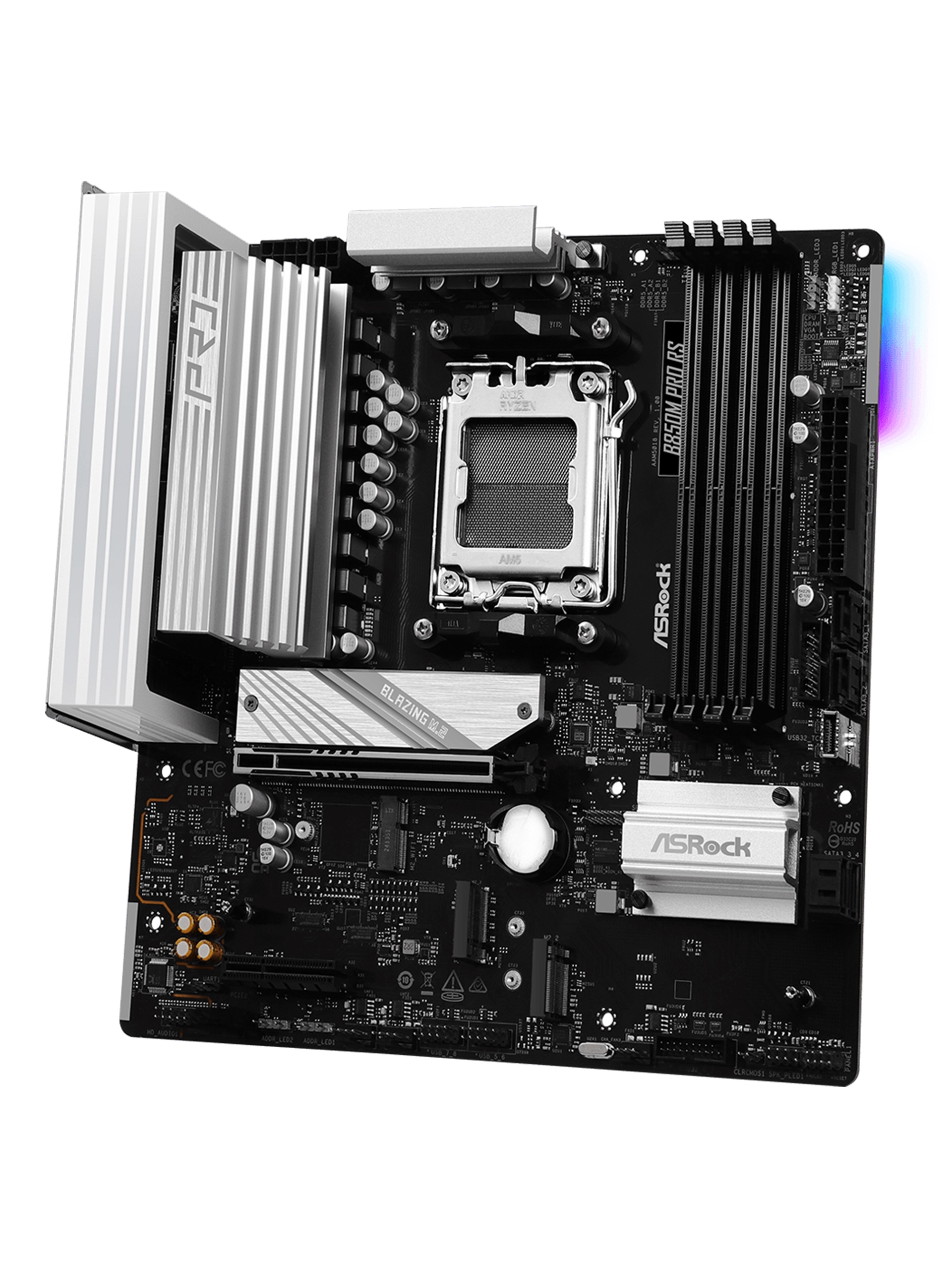 Материнская плата ASRock B850M PRO RS AM5 B850 DDR5 Micro ATX фото 3