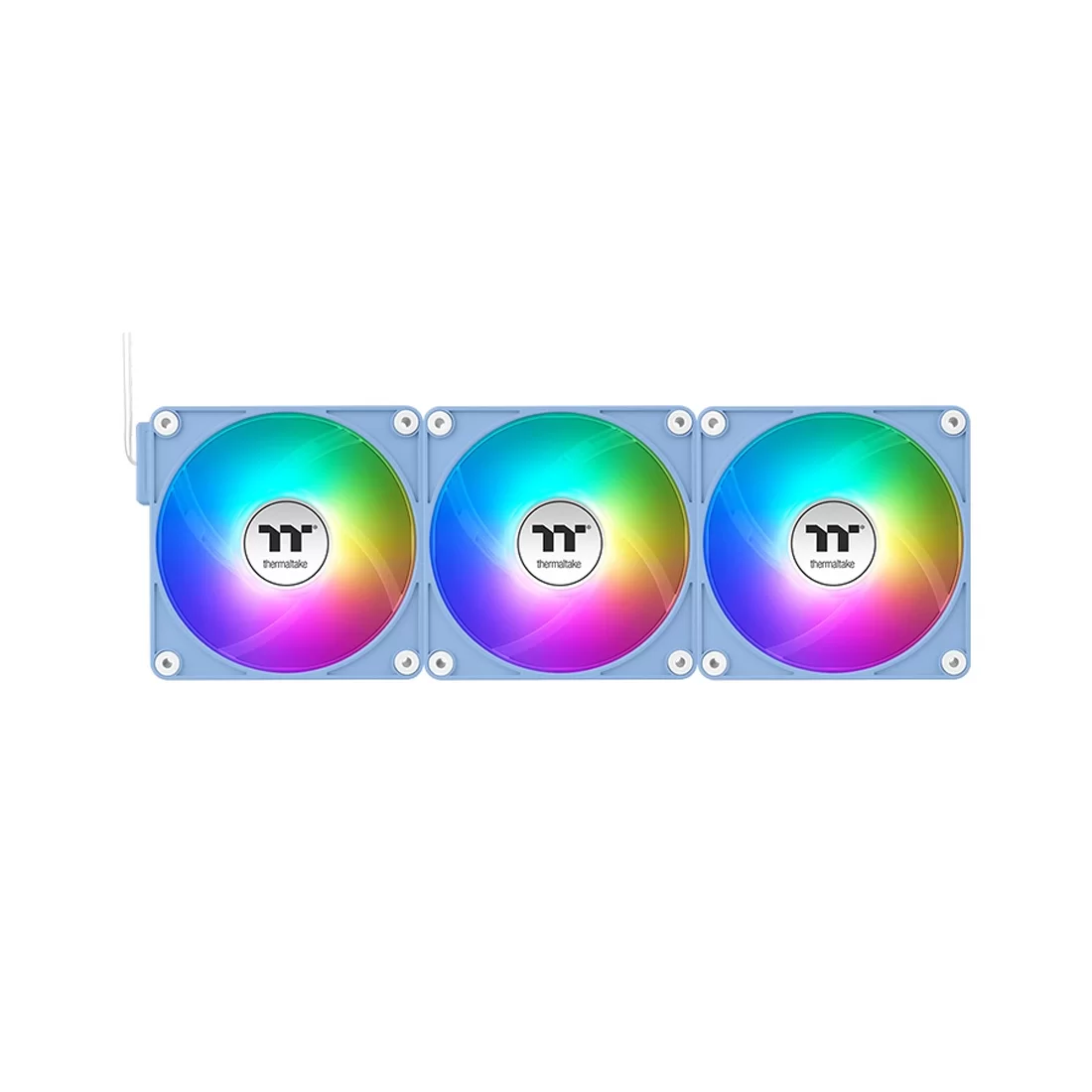 Кулер для компьютерного корпуса Thermaltake CT120 ARGB Sync PC Cooling Fan Hydrangea Blue (3 pack) – купить недорого с доставкой по Алматы и Казахстану