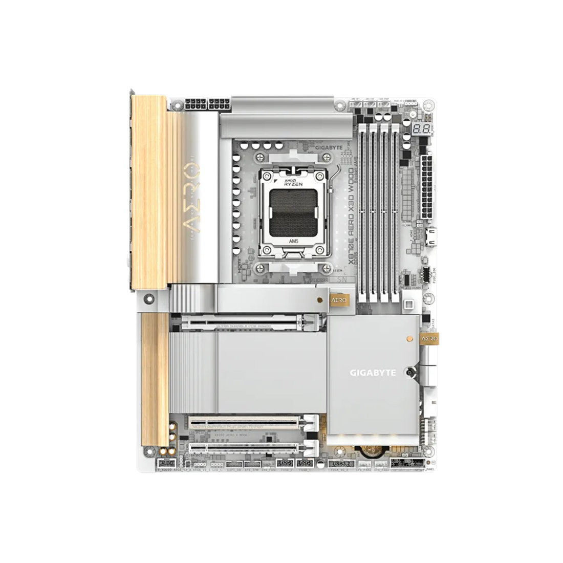 Материнская плата Gigabyte X870E AERO X3D WOOD AM5 X870E DDR5 ATX фото 2