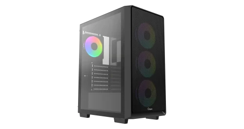 Корпус Ocypus Gamma C60 BK ARGB ATX/mATX/ITX 3xUSB Черный Gamma-C60-BKG400XX-GL