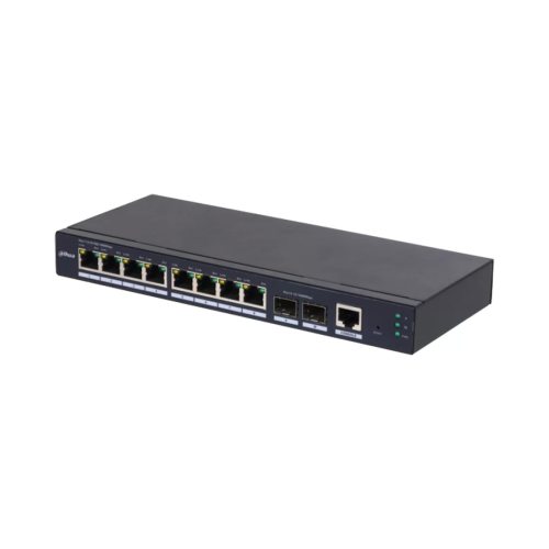 Коммутатор Dahua DH-SG4010-2F, 8 портов 1 Гбит/с, управляемый L2 — купить в Казахстане | neom.kz