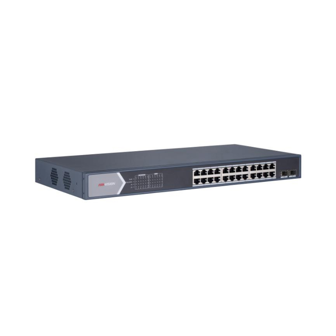 Коммутатор Hikvision DS-3E0526P-E(B), 24 порта 1 Гбит/с, PoE, управляемый L2 – купить недорого с доставкой по Алматы и Казахстану