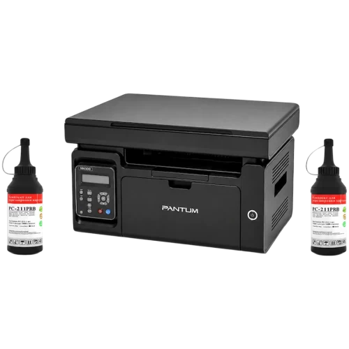 МФУ лазерное монохромное Pantum M6500, с двумя комплектами заправки, A4 (M6500-TWOREFILLKIT)