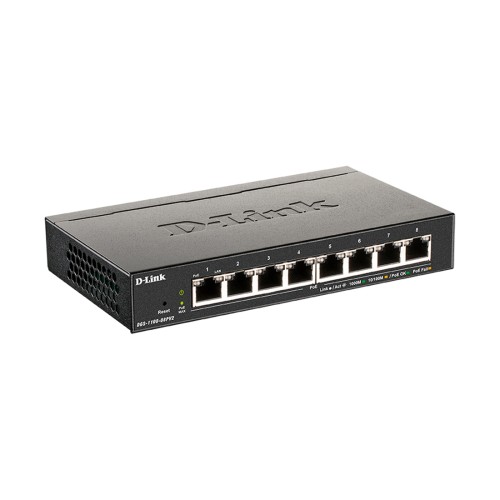 Коммутатор D-Link DGS-1100-08PV2/A4A, 8 портов 1 Гбит/с, PoE, управляемый L2 — купить в Казахстане | neom.kz