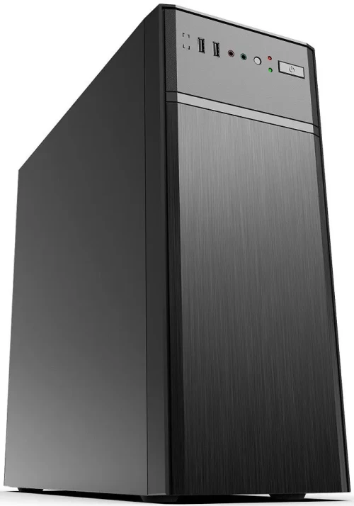 Корпус NOMAD NMD-C6016 ATX/mATX 1x3.5" 2x2.5" USB3.0х2 USB2.0х1 Черный, Без БП
