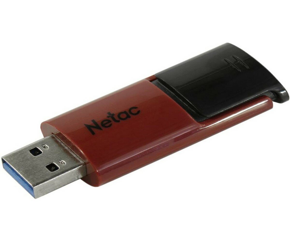 USB-накопитель Netac U182, 64 ГБ, USB 3.0, чёрно-красный – купить недорого с доставкой по Алматы и Казахстану фото 4