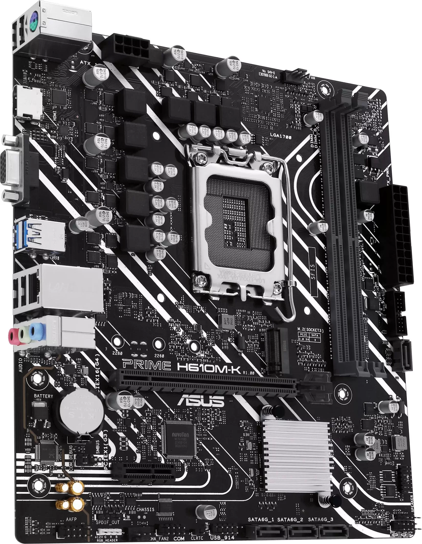 Материнская плата ASUS Prime H610M-K, LGA1700 – купить недорого с доставкой по Алматы и Казахстану