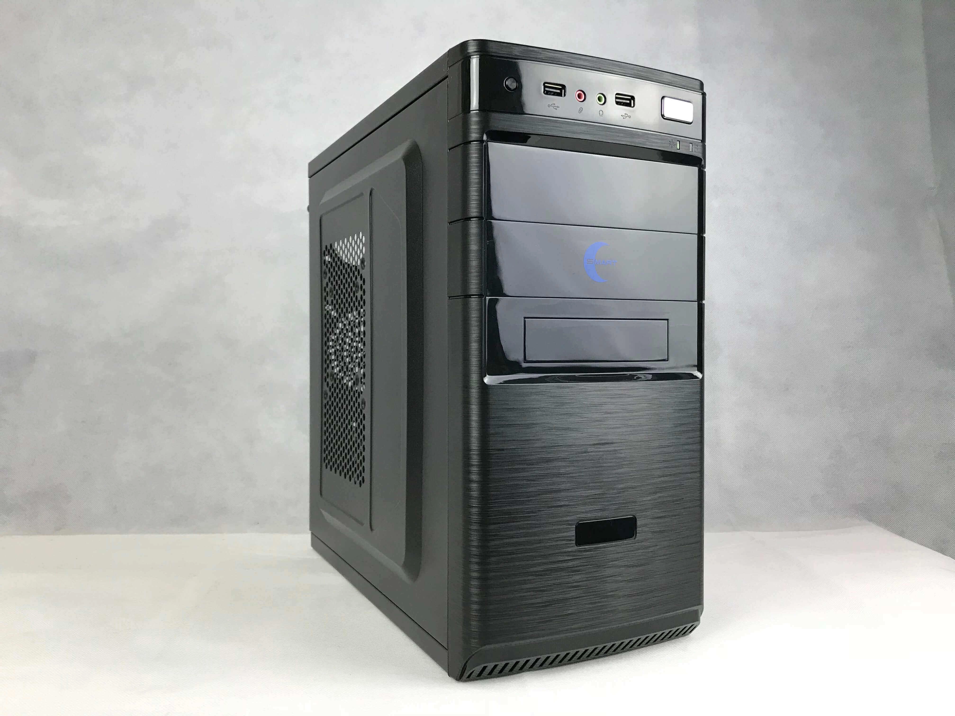 Корпус SMART SX-C5835, microATX, 360*175*365mm, 0.4mm, 2xUSB, BLACK, без БП фото 2