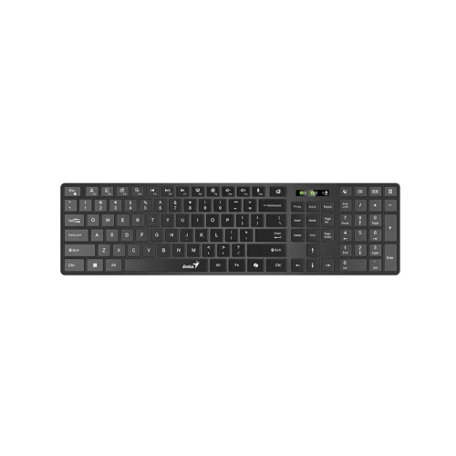 Клавиатура тонкая беспроводная Genius Slimstar 7250BT, чёрная — купить в Казахстане | neom.kz