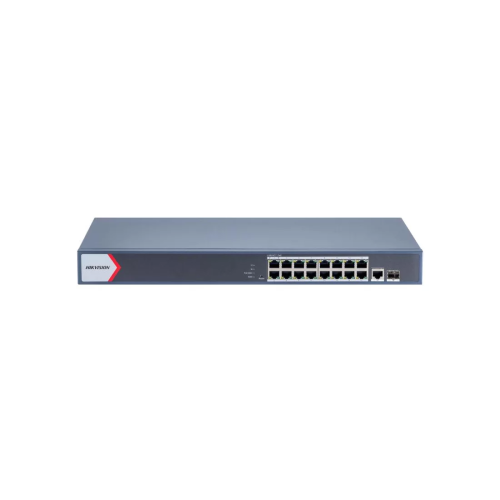 Коммутатор Hikvision DS-3E1518P-EI/M, 16 портов 1 Гбит/с, 1×SFP, PoE, управляемый L2 — купить в Казахстане | neom.kz