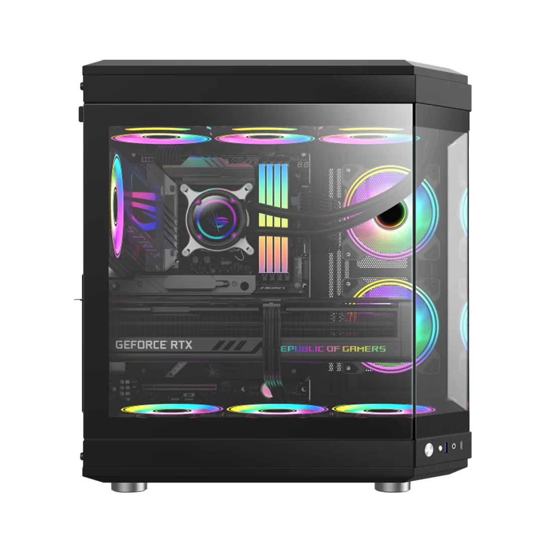 Компьютерный корпус Gamemax HYPE Black без Б/П фото 3