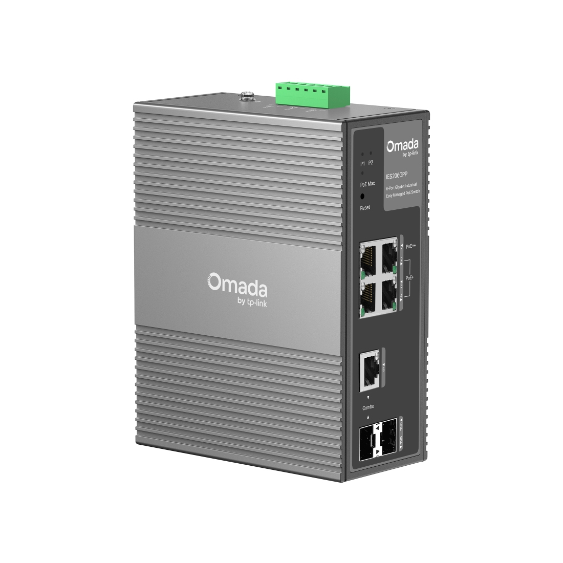 Коммутатор TP-Link IES206GPP, 4 порта 1 Гбит/с, 2×SFP, PoE++, управляемый L2 – купить недорого с доставкой по Алматы и Казахстану