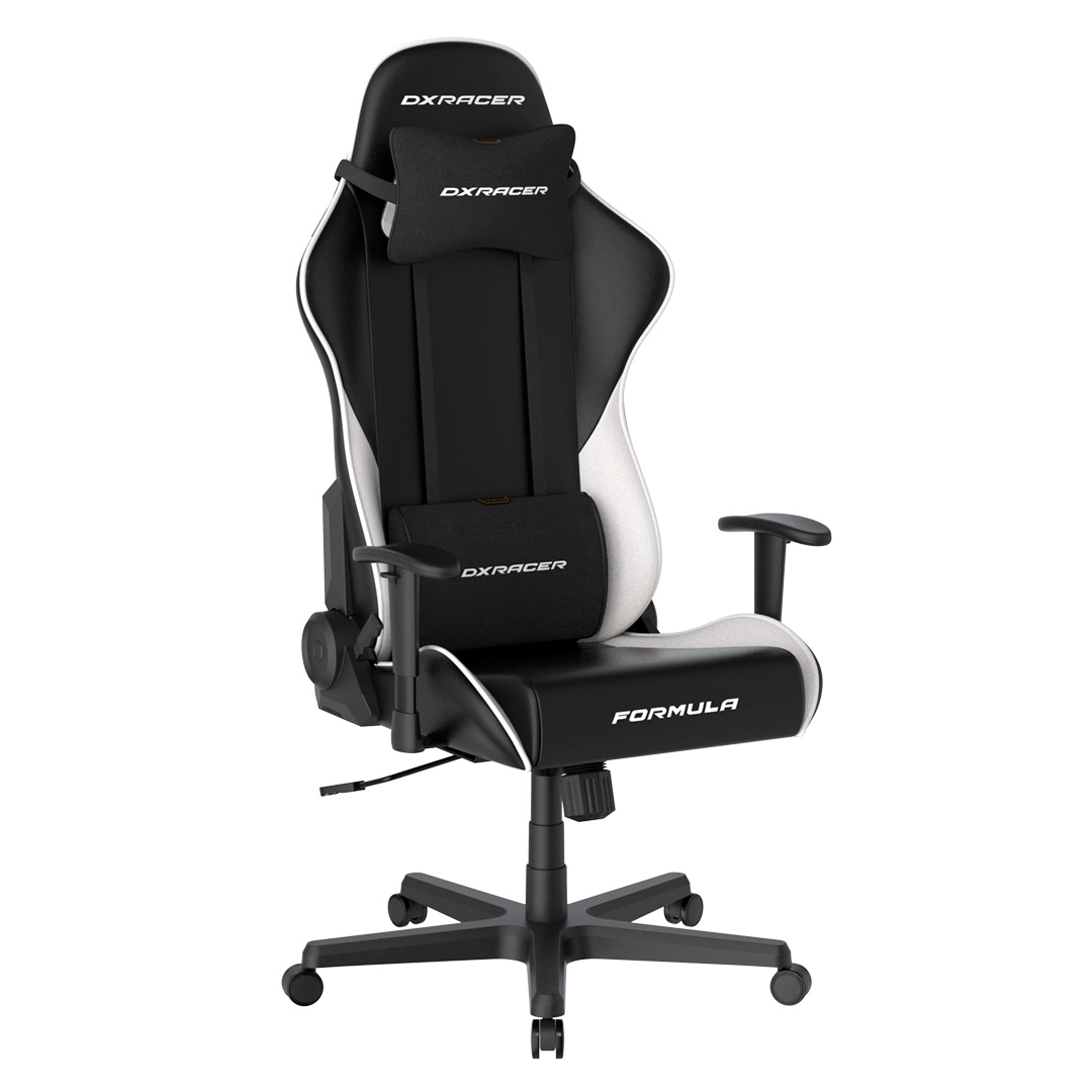 Игровое компьютерное кресло DXRacer Formula, экокожа, белое (GC/LFD23LTC/NW)