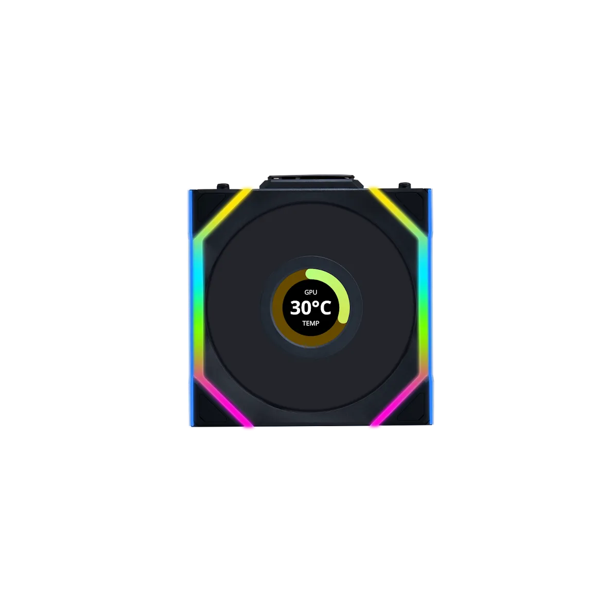 Вентилятор для корпуса Lian Li UNI FAN SL WIRELESS LCD 120mm No controller Black G99.12SLLCD1W1B.00 – купить недорого с доставкой по Алматы и Казахстану