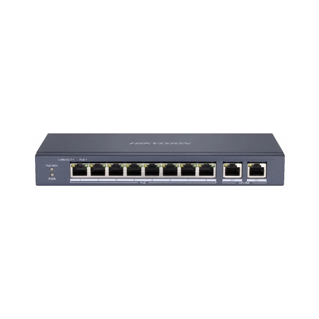 Коммутатор Hikvision DS-3E0310P-E/M, 8 портов 1 Гбит/с, PoE, неуправляемый – купить недорого с доставкой по Алматы и Казахстану фото 2
